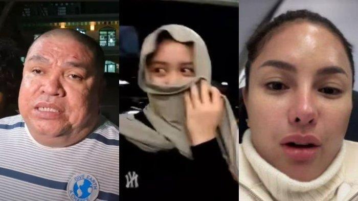 Pesan Menohok (Kiri) Razman Nasution usai (Tengah) Lolly Diserahkan ke (Kanan) Nikita Mirzani