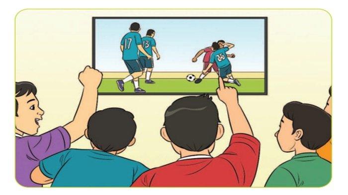 Picture 2.2 Watching sports event at home