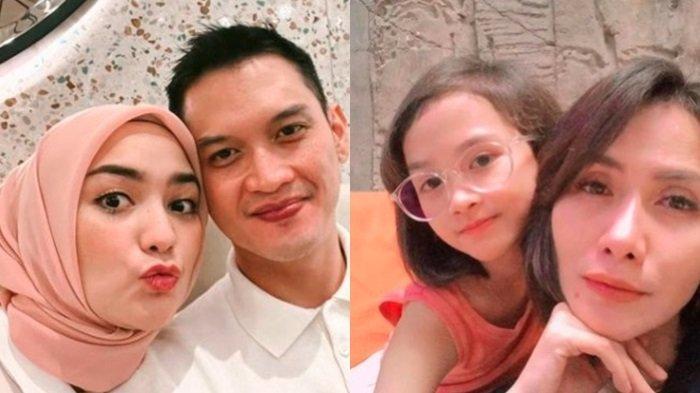 Potret Citra Kiran dan suaminya Rezky Aditya (kiri) Wenny Ariani dan Kekey (kanan).