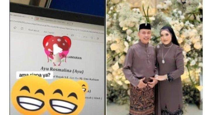 Potret Umi Kalsum dan Ayah Rozak diduga saat acara lamaran Ayu Ting Ting dan Lettu Fardana.