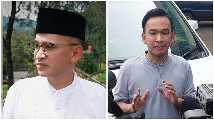 RUBEN ONSU MUALAF - (kiri) Potret artis Ruben Onsu yang melaksanakan lebaran pertamanya sebagai seorang muslim. (kanan) Potret Ruben Onsu saat diwawancara awak media beberapa waktu lalu. Kini Ruben Onsu mengaku banyak belajar agama dengan sosok Habib Usman bin Yahya istri Kartika Putri.