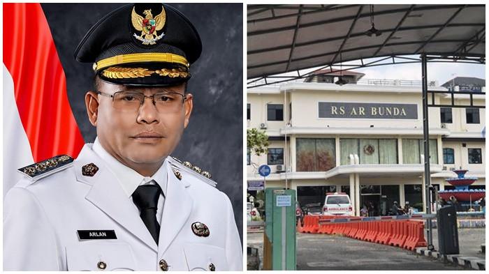 PROFIL H ARLAN - Potret kolase H Arlan dan RS AR Bunda kota Prabumulih. Berikut profil H Arlan, Walikota Prabumulih yang tengah jadi sorotan usai marah besar di Rumah Sakit AR Bunda Kota Prabumulih pada Kamis (24/7/2025) malam.