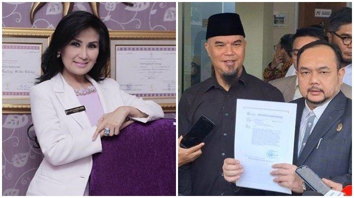 LAPORKAN KE KPAI- Potret psikolog Lita Gading (kiri). Musisi Ahmad Dhani bersama dengan kuasa hukumnya Aldwin Rahadian di KPAI Menteng, Jakarta Pusat, Rabu (9/7/2025) (kanan). Ahmad Dhani melaporkan akun media sosial yang sudah membully putrinya, Shafeea Ahmad ke Komisi Perlindungan Anak Indonesia (KPAI).