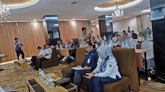 Rapat Koordinasi Pengendalian Inflasi Provinsi Sumsel di Hotel Beston Palembang, Rabu (8/11/2023).