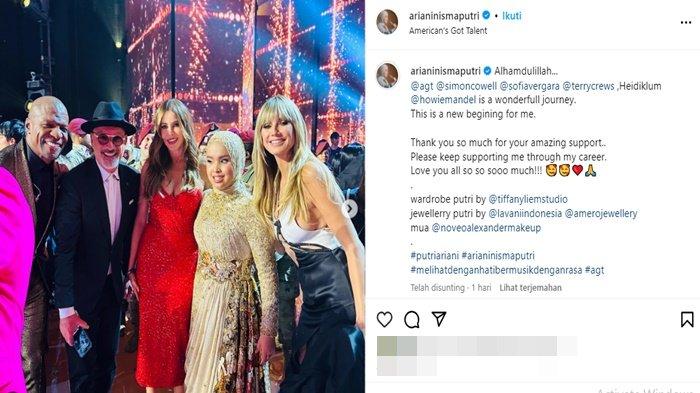 Reaksi Najwa Shihab soal Putri Ariani juara 4 America's Got Talent