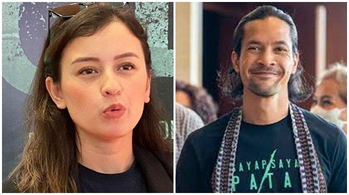 (Kanan) Kimberly Ryder (kanan) Edward Akbar - Reaksi meradang Kimberly Ryder usai Edward Akbar koar-koar tak bisa bertemu anak.