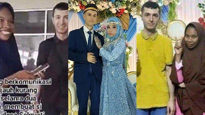 Resmi suami istri, bule Turki Ahmed larang istrinya Salmiati wanita asal Maluku Utara pakai make up