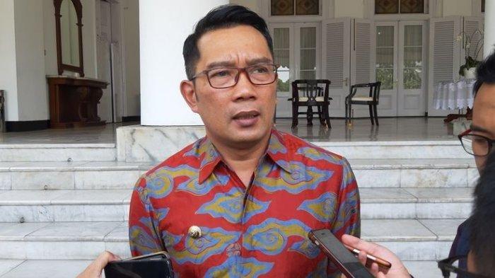 AYAH ANAK LISA - Ridwan Kamil di Gedung Pakuan, Senin (21/10/2019). Ridwan Kamil selamat, akhirnya ayah biologis anak Lisa Mariana muncul juga
