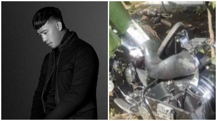 Ruri Wantogia atau Ruri Repvblik mengalami kecelakaan lalu lintas saat mengendarai motor gede di kawasan Cijeungjing, Ciamis, Jumat siang (6/9/2024), 