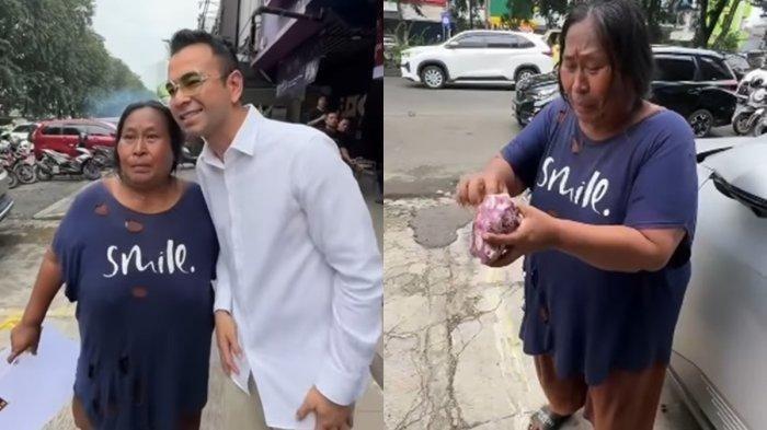 PENJUAL KACANG KLARIFIKASI - Sursanah ibu penjual kacang yang dagangannya diborong Raffi Ahmad mendadak mengaku tak dibantu sedikitpun.