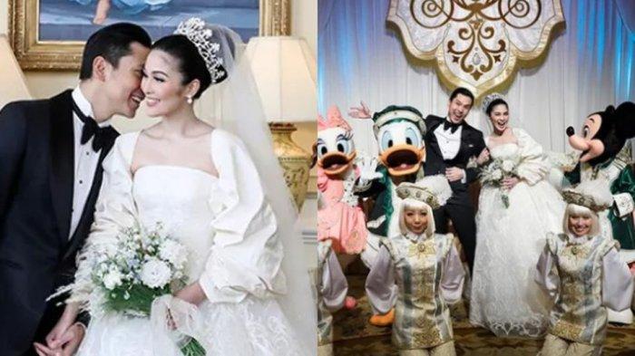 Sandra Dewi dan Harvey Moeis saat menikah.