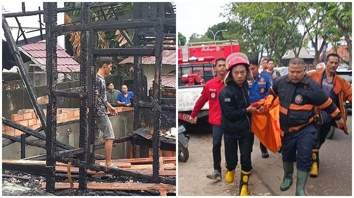 Kebakaran yang terjadi di Jalan KH Wahid Hasyim Lorong Semendawai 2 RT 043 / 013 Kelurahan 3-4 Ulu Kecamatan SU I, Palembang, Selasa (30/4/2024) sekira pukul 06.45. Satu lansia tewas dalam insiden tersebut.