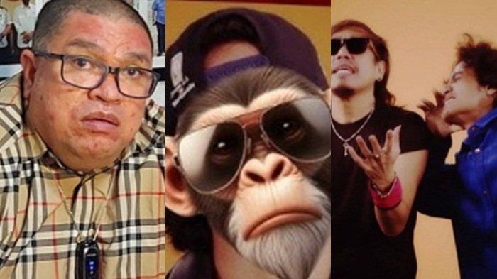 Razman Nasution (kiri) Vadel Badjideh di Video Klip Radja (kanan), Sesumbar Sebut Vadel Badjideh Lagi Naik Daun, Razman Nasution Ancam Band Radja
