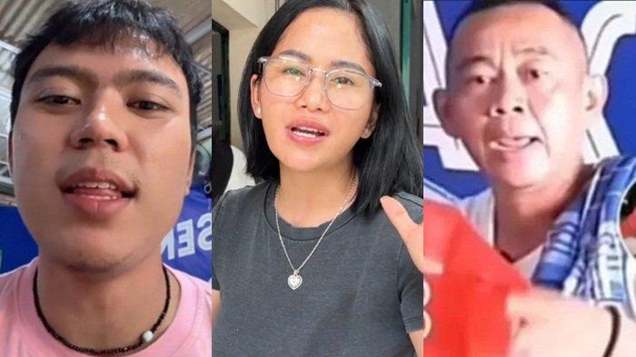 Turun tangan sikapi masalah review warung Nyak Kopsah, Farida Nurhan (tengah) beda sikap antara Aa Juju (kiri) dan Bang Madun (kanan).