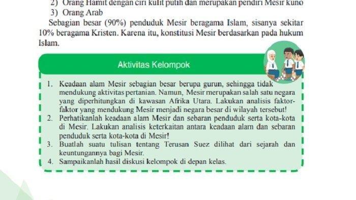 Soal IPS kelas 9 SMP halaman 54 Kurikulum Merdeka, Aktivitas Kelompok.