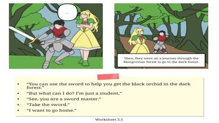 ILUSTRASI SOAL - Worksheet 3.5 Bahasa Inggris kelas 9 SMP halaman 160-161 Kurikulum Merdeka.