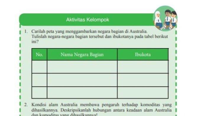 Soal nomor 1 IPS kelas 9 SMP halaman 48 Kurikulum 2013, tugas Aktivitas Kelompok