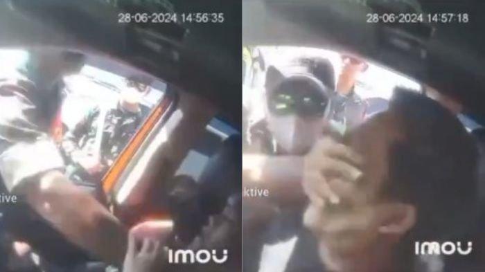 Sebuah video menayangkan tiga oknum TNI Angkatan Udara (AU) mengeroyok sopir taksi online di Makassar, Sulawesi Selatan, beredar viral di media sosial.