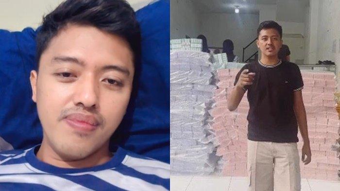 SOSOK RAMA WILDAN - Tangkapan layar Tiktok Rama Wildan. Sosok Rama Wildan, Warga Pasuruan Viral Pamer Tumpukan Uang Baru Capai Rp 2 M