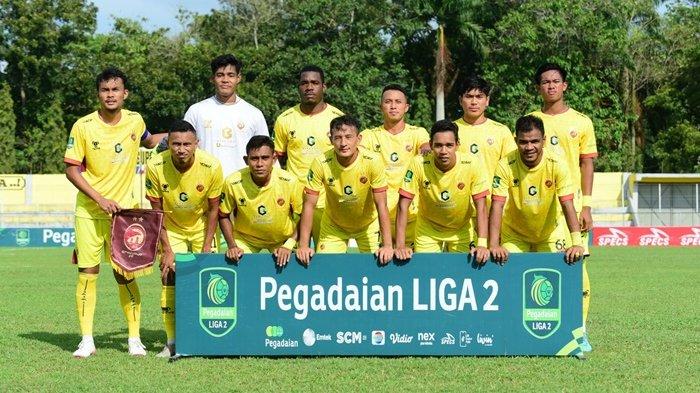 Starting XI tim Sriwijaya FC pada laga perdana putaran kedua menghadapi Sada Sumut FC di Stadion Baharoeddin Siregar Lubuk Pakam, Deli Serdang, Sumut, Minggu (5/11/2023).