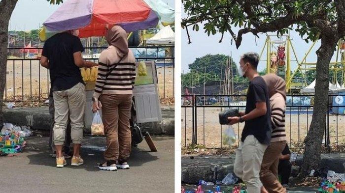 Suami Okie Agustina, Gunawan Dwi Cahyo diduga menggandeng wanita lain.