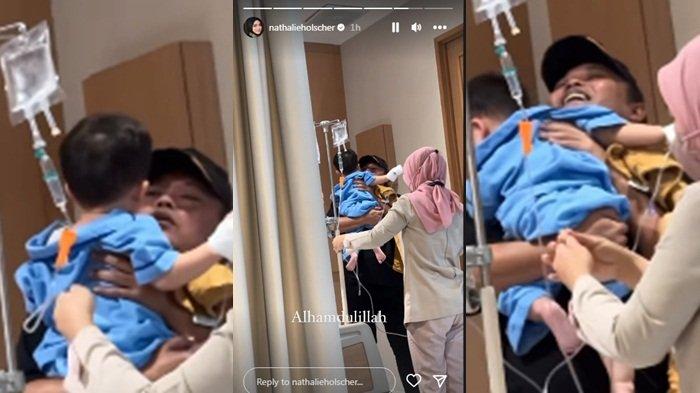 Sule akhirnya bertemu Adzam yang sedang sakit, momen kebersamaan dibongkar Nathalie Holscher.