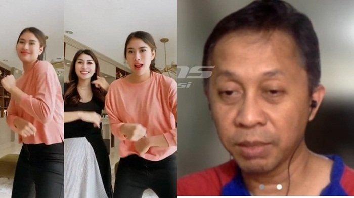 Syahnaz (kiri) asik berjoget di TikTok membuat warganet geram, ternyata ini yang dilihat pakar ekspresi.