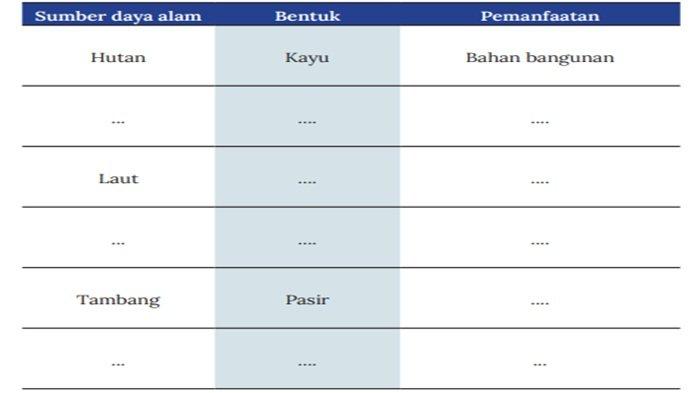 Tabel soal IPS kelas 8 SMP halaman 19 Kurikulum Merdeka, Lembar Aktivitas 5 Aktivitas Individu