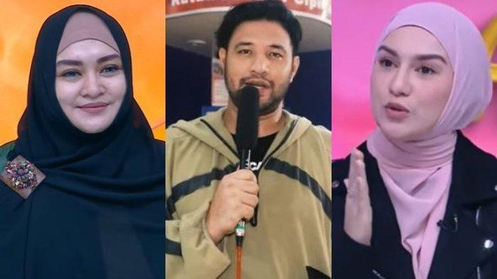 (Kiri) Zeda Salim, (tengah) Ammar Zoni dan (kanan) Irish Bella