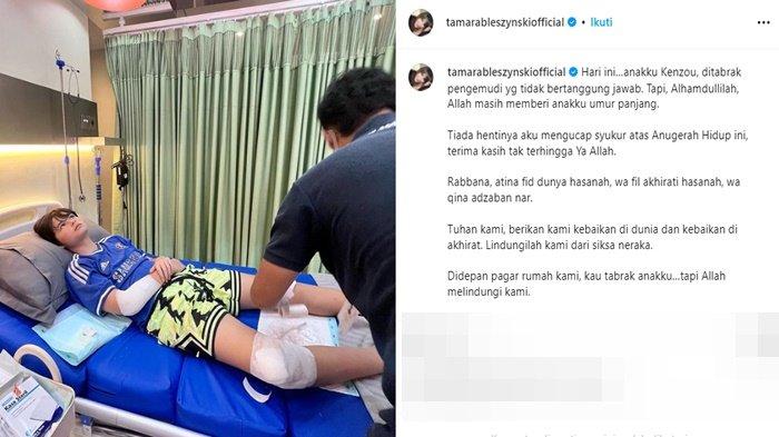 Tamara Bleszynski bagikan kabar duka, anak ditabrak orang tak bertanggung jawab