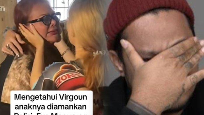 Tangis Eva Manurung pecah mendengar Virgoun ditangkap polisi
