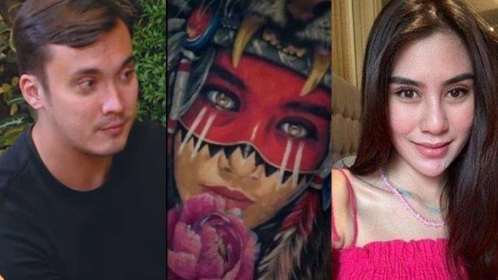 Terbukti benar tato Rendy Kjaernett (kiri) wajah Syahnaz (kanan), suami Lady Nayoan mengakui.