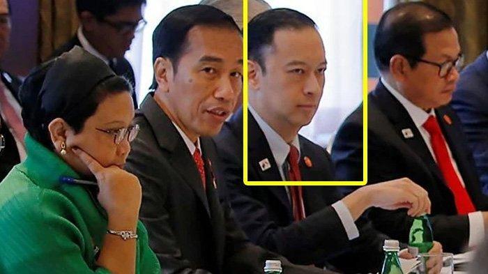 Tom Lembong saat menemani Presiden Jokowi beberapa waktu lalu.