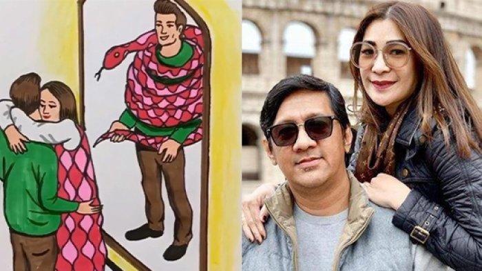 Unggahan Andre Taulany bak jadi isyarat sakit hati ke istrinya Rien Wartia Trigina.