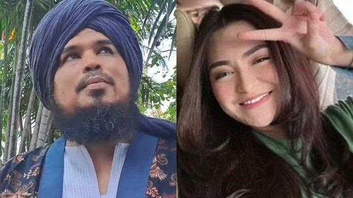 Ustad Derry Sulaiman (kiri) membela Natahlie Holscher (kanan) sebut tak cari panggung usai lepas hijab.