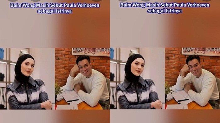 Video Baim Wong Masih Sebut Paula Verhoeven sebagai Istrinya