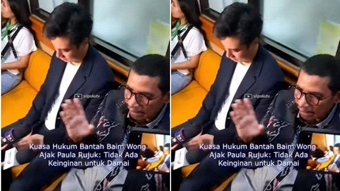 Video Kuasa Hukum Bantah Baim Wong Ajak Paula Rujuk Tidak Ada Keinginan untuk Damai
