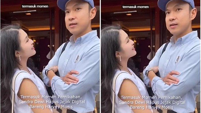Video Sandra Dewi Hapus Jejak Digital Bareng Harvey Moeis, Termasuk Momen Pernikahan