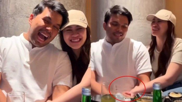 Video Thariq (kiri) pegang tangan Aaliyah Massaid (kanan) disoroti, hubungan keduanya terungkap.