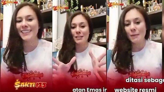 Video Wulan Guritno promosi situ yang diudga judi online.