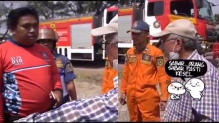 Viral video petugas damkar di Bogor cekcok dengan pemilik ruko yang kebakaran gara-gara terlambat datang, curhat padahal mati-matian ngebut