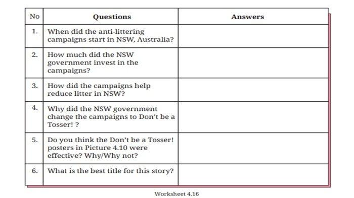 Worksheet 4.16
