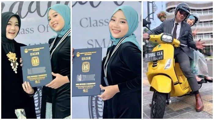 Momen kelulusan Zara anak Ridwan Kamil dari SMAN 3 Bandung