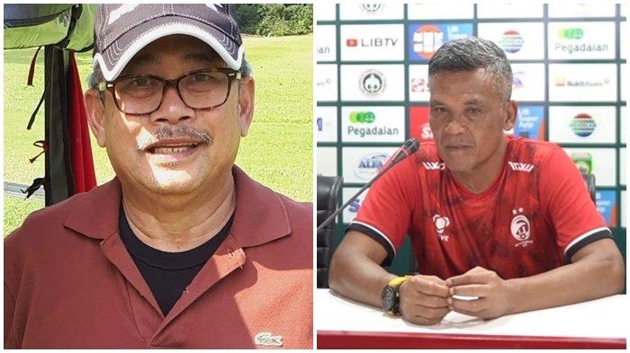 Presiden Sriwijaya FC Ir H Bakti Setiawan SSos MM dan Head Coach Hendri Susilo