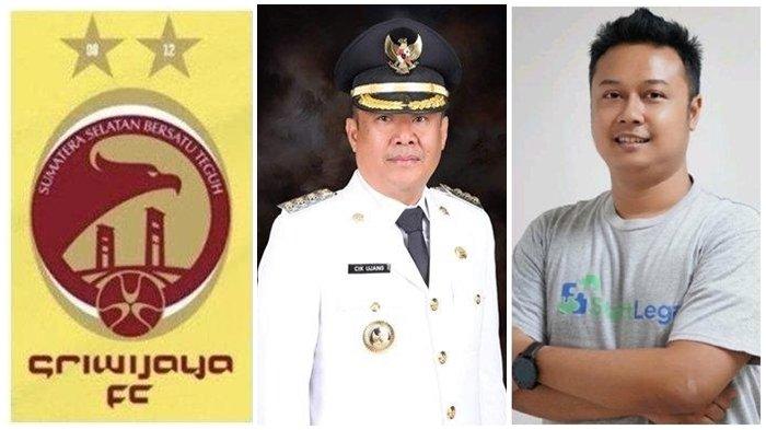 LAPANG DADA - CEO PT Digi Sport, Anggoro Prajesta (kanan) pemegang saham mayoritas PT SOM selaku manajemen pengelola Sriwijaya FC menyatakan pihaknya akan menerima dengan lapang dada jika pembentukan Sumsel United memang menjadi keputusan Plt Gubernur Sumsel H Cik Ujang SH.