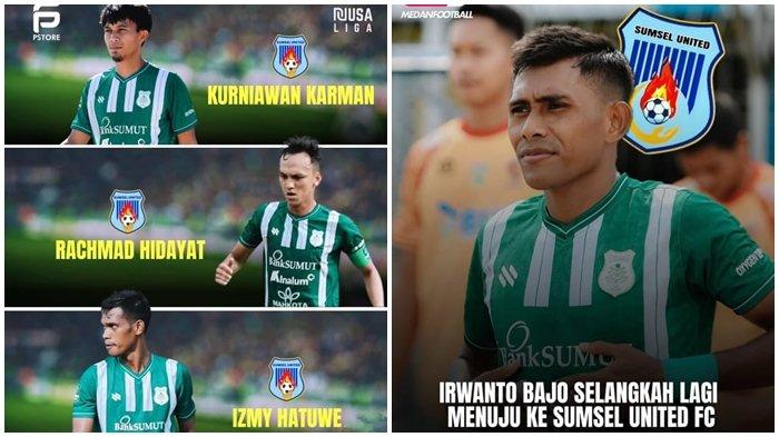 EKS PEMAIN PSMS - Rumor yang beredar selama ini akan ada 6 pemain inti dari PSMS Medan yang menuju Sumsel United. Diantaranya terdapat sang kapten tim Rahmad Hidayat, Izmy Hatuwe, Kurniawan Karman dan Irwanto Bajo dikabarkan bakal masuk mess Sumsel United, Wisma Atlet JSC Palembang, Minggu (22/6/2025).