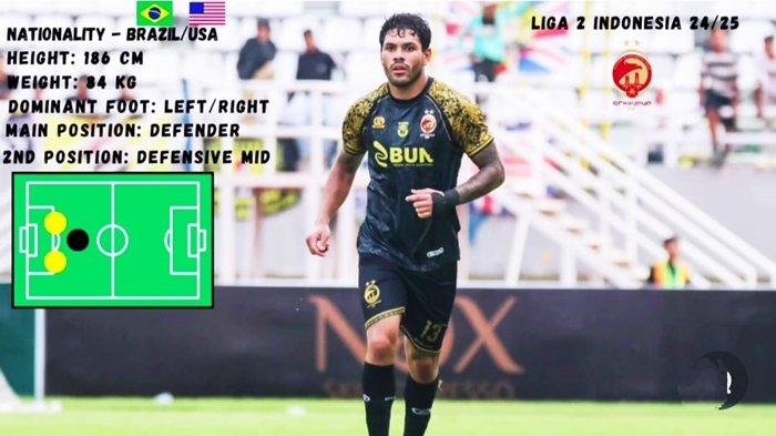 Giliran sang palang pintu alias bek tengah asing Sriwijaya FC Gabriel Silva asal negara Brasil pamitan undur diri, Senin (13/1/2025) siang.