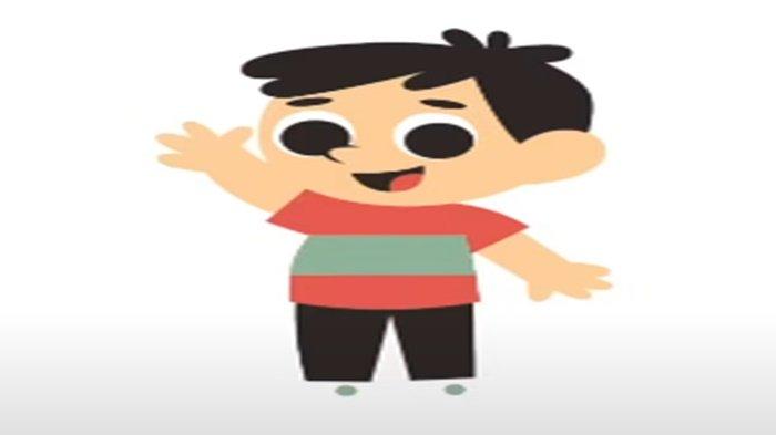 Gambar latihan soal PAS/UAS Bahasa Inggris Kelas 1 SD semester 1, pilihan ganda dilengkapi kunci jawaban.