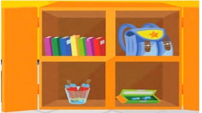 Gambar 20 latihan soal Bahasa Inggris Kelas 1 SD Unit 5 Kurikulum Merdeka, I Have Four Books.