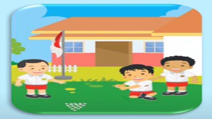 Gambar soal dan jawaban Bahasa Inggris What Are You Doing? kelas 4 SD Bab 1 semester 1 Kurikulum Merdeka.